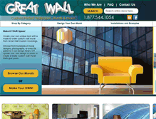 Tablet Screenshot of greatwallonline.com